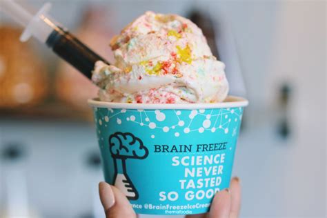 Brain freeze ice cream - Contact. FROZEN TREATS WITH A TWIST. You'll have to try our flavors to believe it! SEE OUR MENU. THE ULTIMATE ICE CREAM TRUCK. Why wait for the ice cream man when you can just visit us any time? WHERE'S THE TRUCK? WHY THE BRAIN FREEZER? We caught a vibe, see how we serve up excellence every day. 